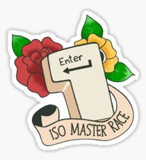 ISO Master Race Sticker