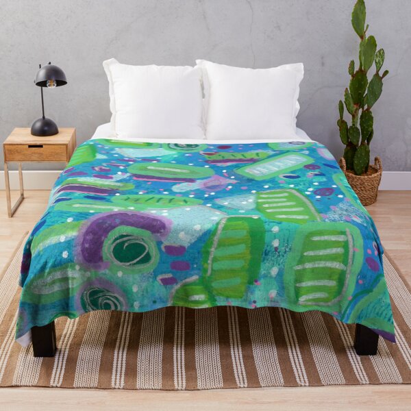 Item preview, Blue and Purple Abstract designed and sold by Sarah Aubry.