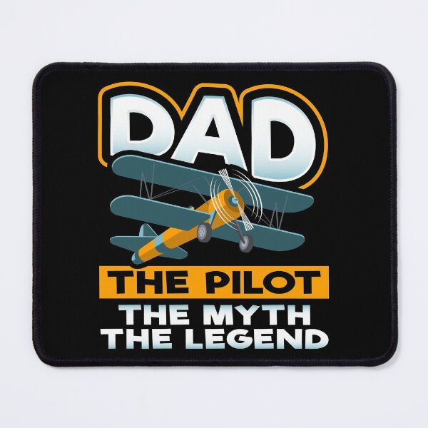 Item preview, Dad The Pilot The Myth, The Legend, Airplane Aircraft, Flying High Leisure Time designed and sold by Merchking1.