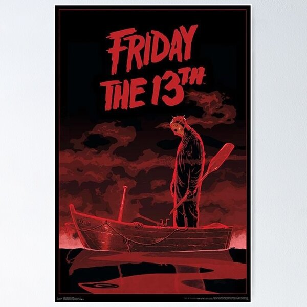 Item preview, Friday the 13th Boat Poster designed and sold by elisewalkert.