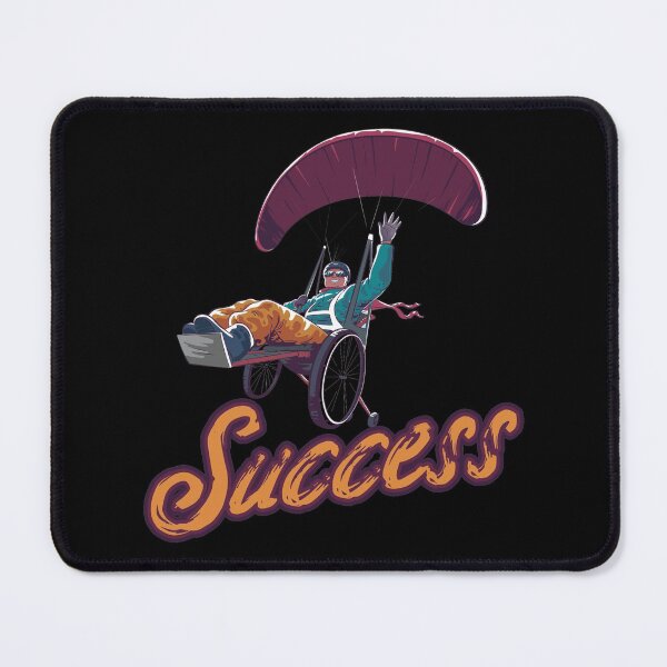 Item preview, Success Disability Wheelchair, Parasailing Sky Diving, Disabled Successful Wheelchair, Reach Your Goal Motivation designed and sold by Merchking1.