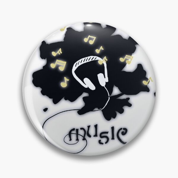 Item preview, Music Notes Headphones Design  designed and sold by Creativa101.