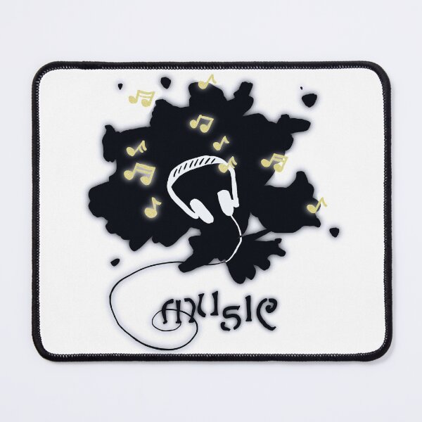 Item preview, Music Notes Headphones Design  designed and sold by Creativa101.