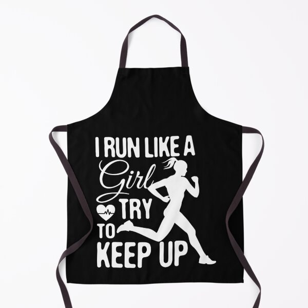 Item preview, I Run Like A Girl Try To Keep Up, Funny Girls Running Motivation designed and sold by Merchking1.