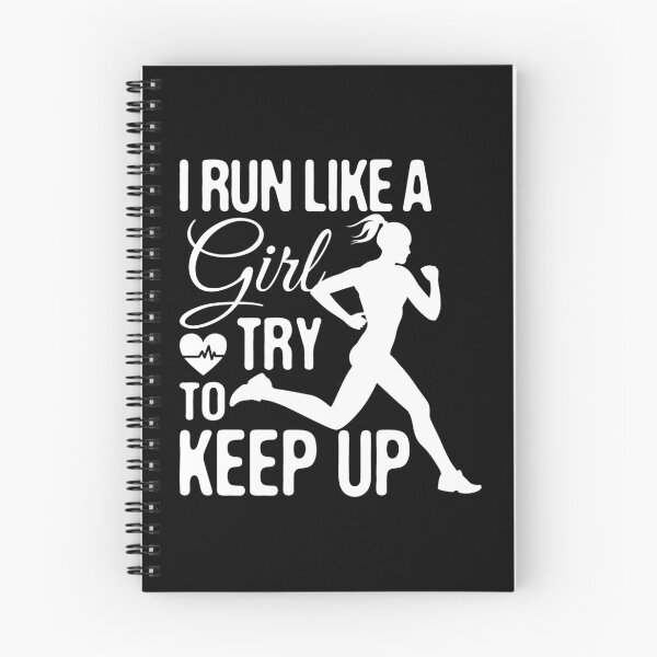 Item preview, I Run Like A Girl Try To Keep Up, Funny Girls Running Motivation designed and sold by Merchking1.