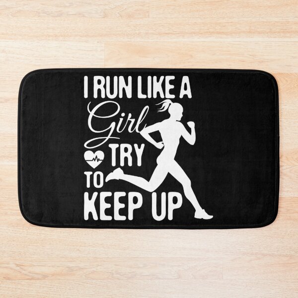 Item preview, I Run Like A Girl Try To Keep Up, Funny Girls Running Motivation designed and sold by Merchking1.