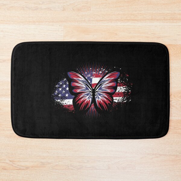 Item preview, Butterflies Inspirational US Flag, Endangered Monarch For Nature Lovers designed and sold by Merchking1.