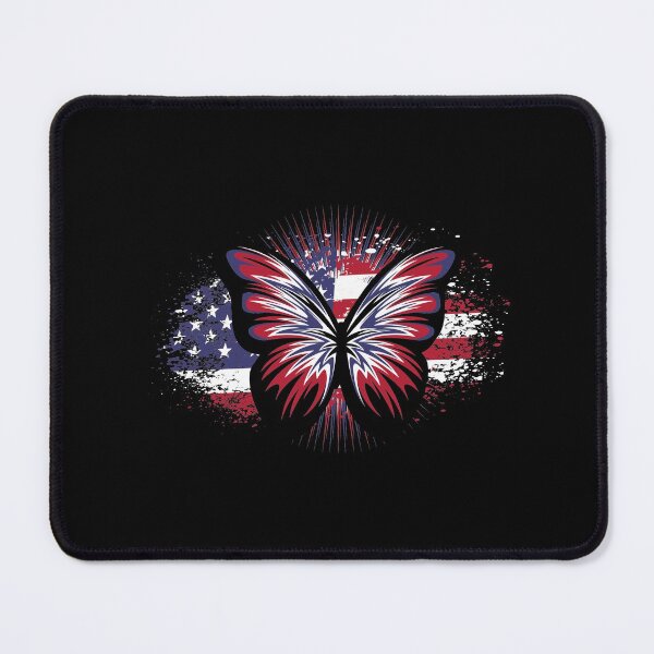 Item preview, Butterflies Inspirational US Flag, Endangered Monarch For Nature Lovers designed and sold by Merchking1.