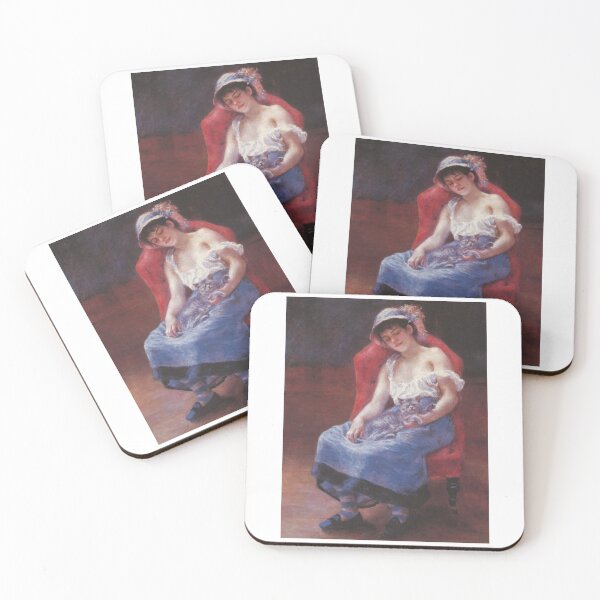 Item preview, 'A Girl Asleep' by Renoir (Reprint) designed and sold by Classic Visions Gallery.