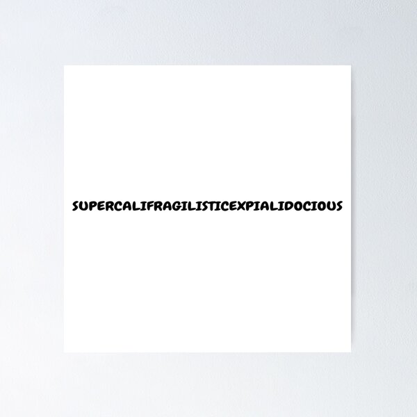 Item preview, superfragilisticexpialidocious designed and sold by Elizabethww.