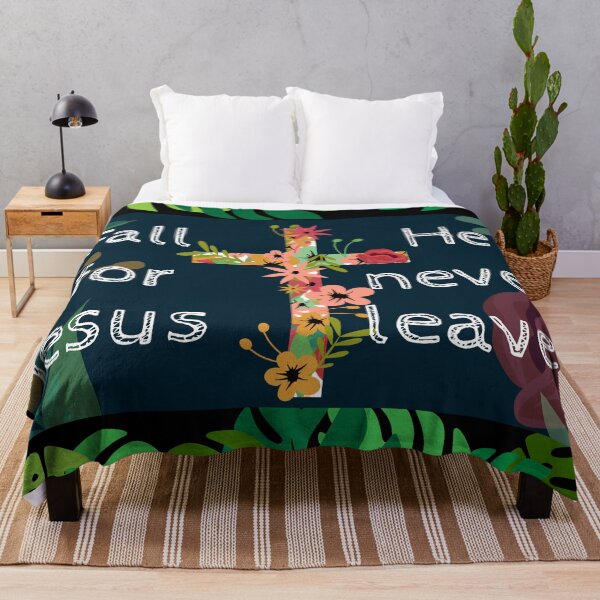 Item preview, Fall For Jesus, He Never Leaves designed and sold by Daluyong.
