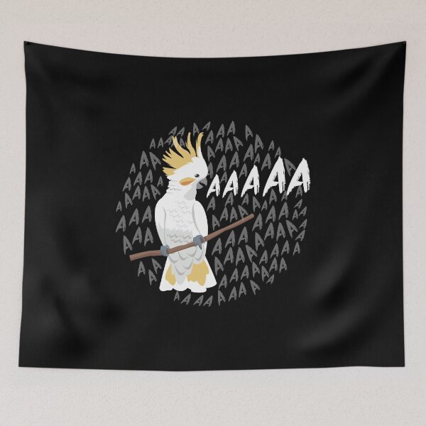 Item preview, Crazy Screaming Cockatoo, Bird Keeper White Cockatoo, Zoo Crew Parrot Cockatoos designed and sold by Merchking1.