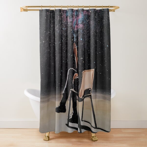 Heavy smoke Shower Curtain