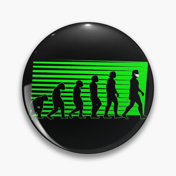 Item preview, funny evolution of man coronavirus designed and sold by Gossip Rag.