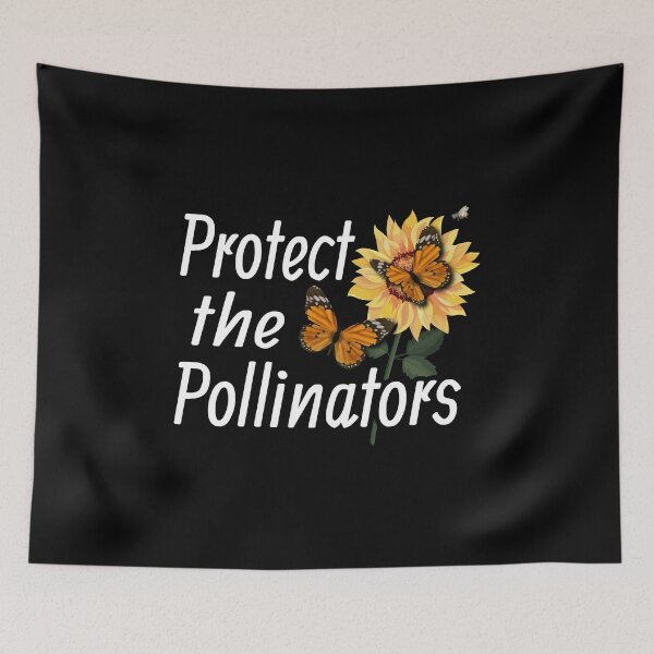 Item preview, Protect The Pollinators, Monarch Butterfly On Sunflower Floral Nature designed and sold by Merchking1.