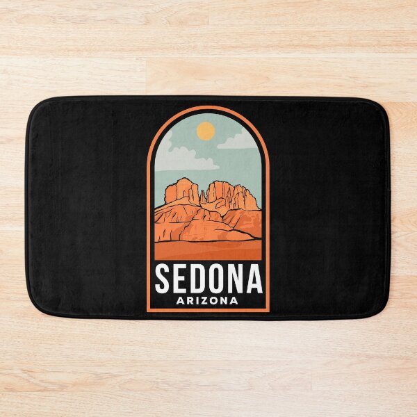 Item preview, Sedona Arizona Badge Orange designed and sold by HalpinDesign.
