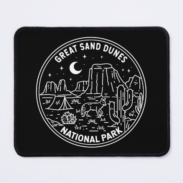 Item preview, Great Sand Dunes National Park Colorado Monoline designed and sold by KrisSidDesigns.