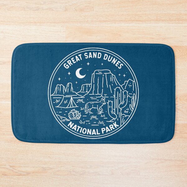 Item preview, Great Sand Dunes National Park Colorado Monoline designed and sold by KrisSidDesigns.