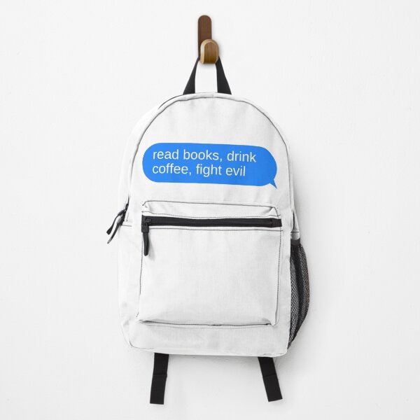 Item preview, Read Books Drink Coffee Fight Evil Text Message Bubble Design  designed and sold by choceclairs.