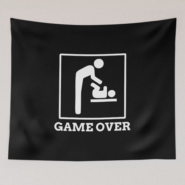 Item preview, Funny Game Over For New Dad Father's Day Gift Video Gamer designed and sold by Merchking1.