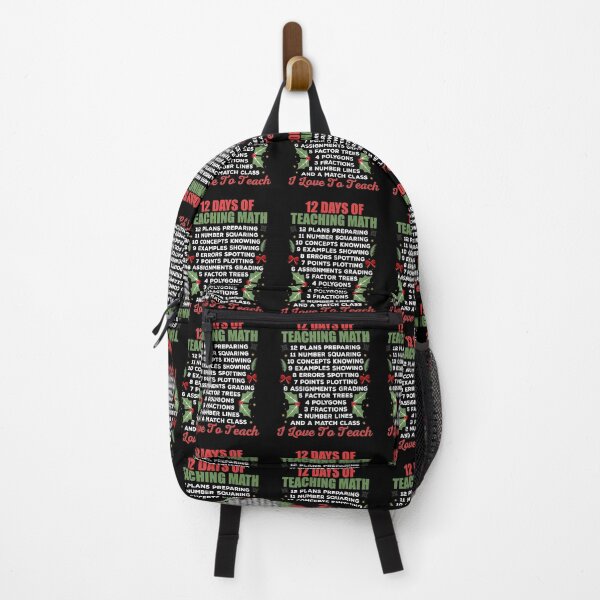 Item preview, 12 Days of Teaching Math Educator Mathematics  Teacher Appreciation designed and sold by Merchking1.