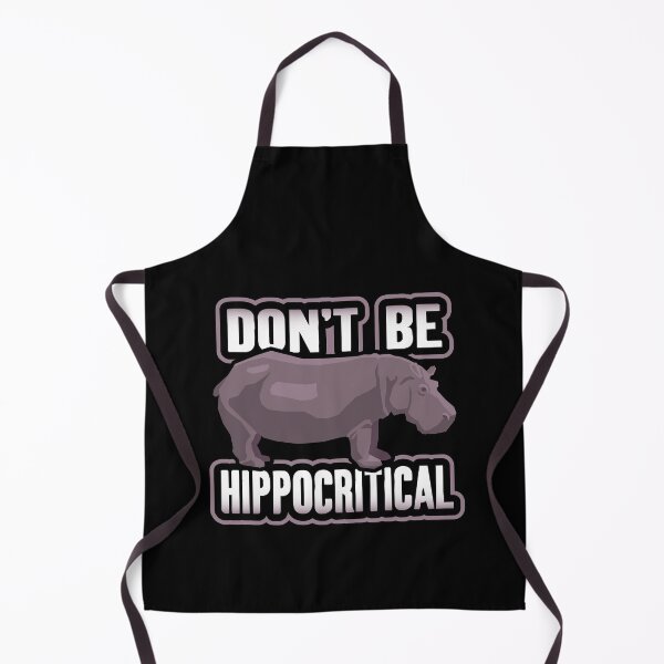 Item preview, Don't Be Hippo Critical Funny Animal Pun Hippopotamus Hypocritical Spirit Animal Hippo designed and sold by Merchking1.