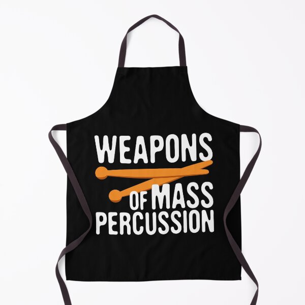 Item preview, Weapons of Mass Percussion, Music Enthusiast, Funny Drumming Pun designed and sold by Merchking1.