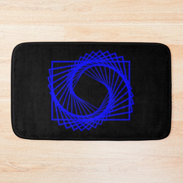 Aperçu de l'œuvre Rectangle Parabolique Bleu créée et vendue par artistium.