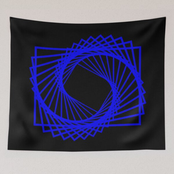 Item preview, Blue Parabolic Rectangle designed and sold by artistium.