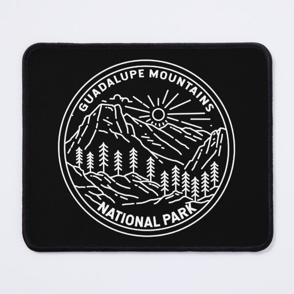 Item preview, Guadalupe Mountains National Park Texas Monoline designed and sold by KrisSidDesigns.