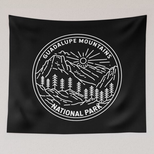 Item preview, Guadalupe Mountains National Park Texas Monoline designed and sold by KrisSidDesigns.
