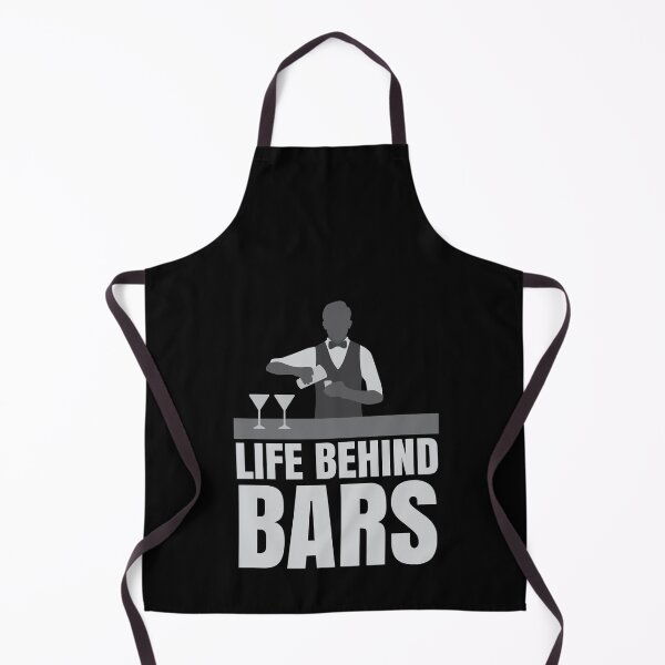 Item preview, Life Behind Bars Funny Bartender Barman, Drink Mixer, Love Mixing Beverages designed and sold by Merchking1.