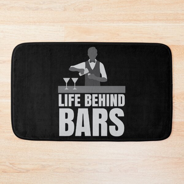 Item preview, Life Behind Bars Funny Bartender Barman, Drink Mixer, Love Mixing Beverages designed and sold by Merchking1.