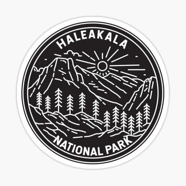 Item preview, Haleakala National Park Hawaii Monoline designed and sold by KrisSidDesigns.