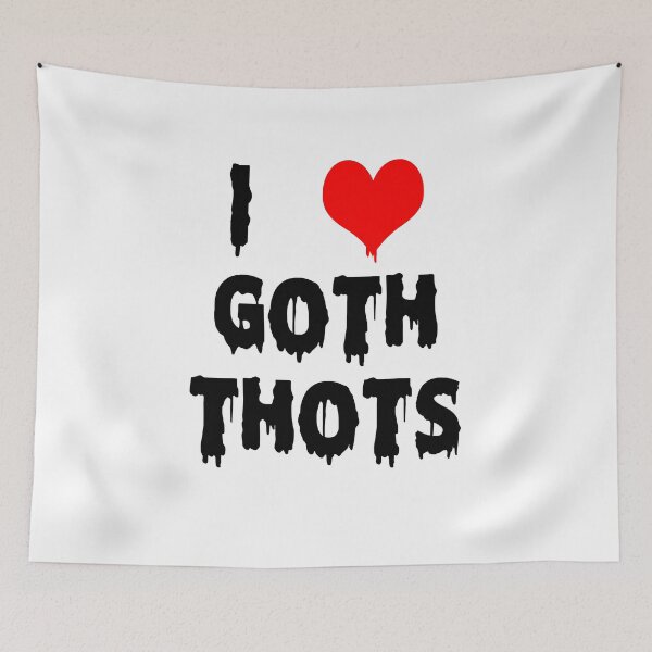 Item preview, I Love Goth Thots Hallowen designed and sold by johnking2808.