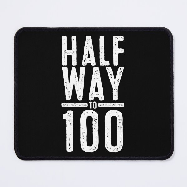 Item preview, Halfway to 100 Awesome Fifty  Funny 50th Years old birthday  designed and sold by Merchking1.