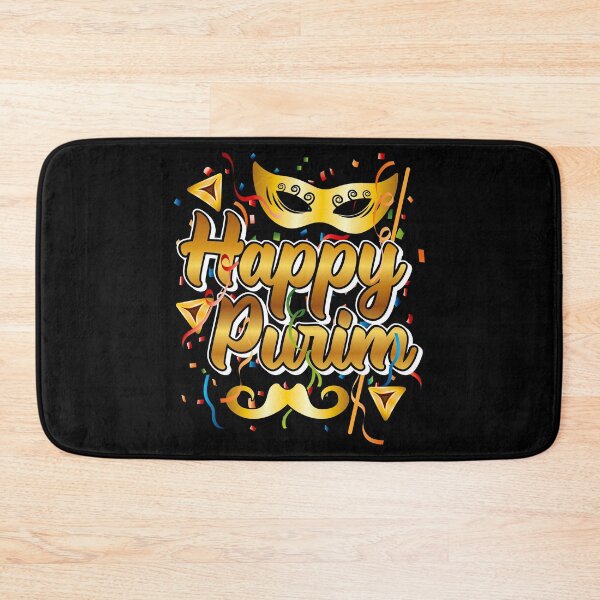Item preview, Happy Purim  Mask Picture Ancient Jewish Holiday Biblical Story designed and sold by Merchking1.