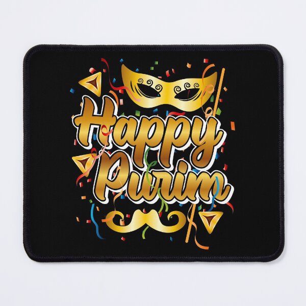 Item preview, Happy Purim Mask Picture Ancient Jewish Holiday Biblical Story designed and sold by Merchking1.