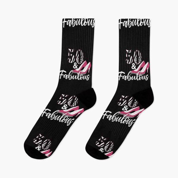 Item preview, Womens 50 Fifty and Fabulous High Heel Shoe Zebra T Shirt by Zinez designed and sold by Merchking1.