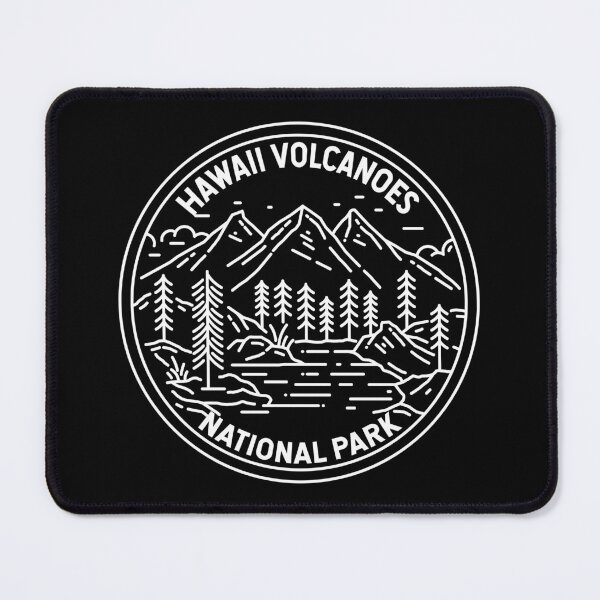 Artikelvorschau, Hawaii-Volcanoes-Nationalpark Hawaii-Monolinen entworfen und verkauft von KrisSidDesigns.