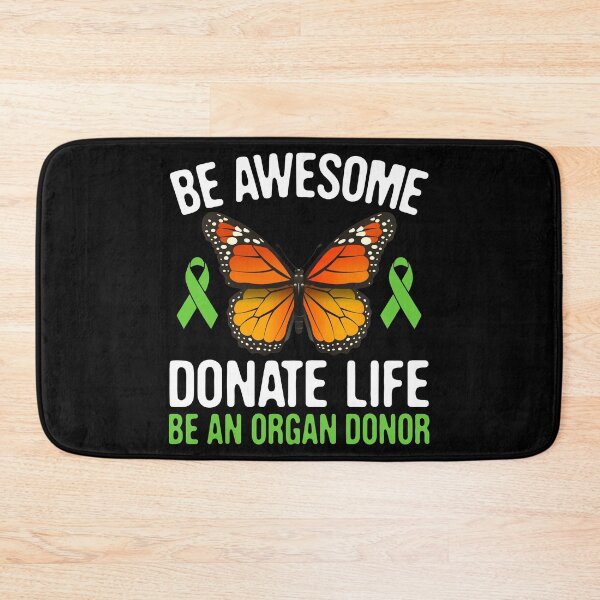 Item preview, Be Awesome Monarch Butterfly,  Donate Life, Be An Organ Donor  designed and sold by Merchking1.