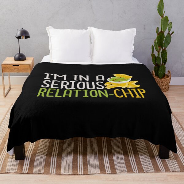 Item preview, Im in a Serious Relation Chip Valentine Love Food Pun Romantic Chips designed and sold by Merchking1.