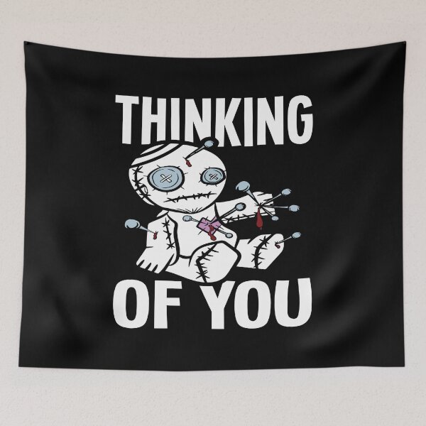 Item preview, Thinking Of You, Voodoo Doll No Love, Funny Hate Revenge designed and sold by Merchking1.
