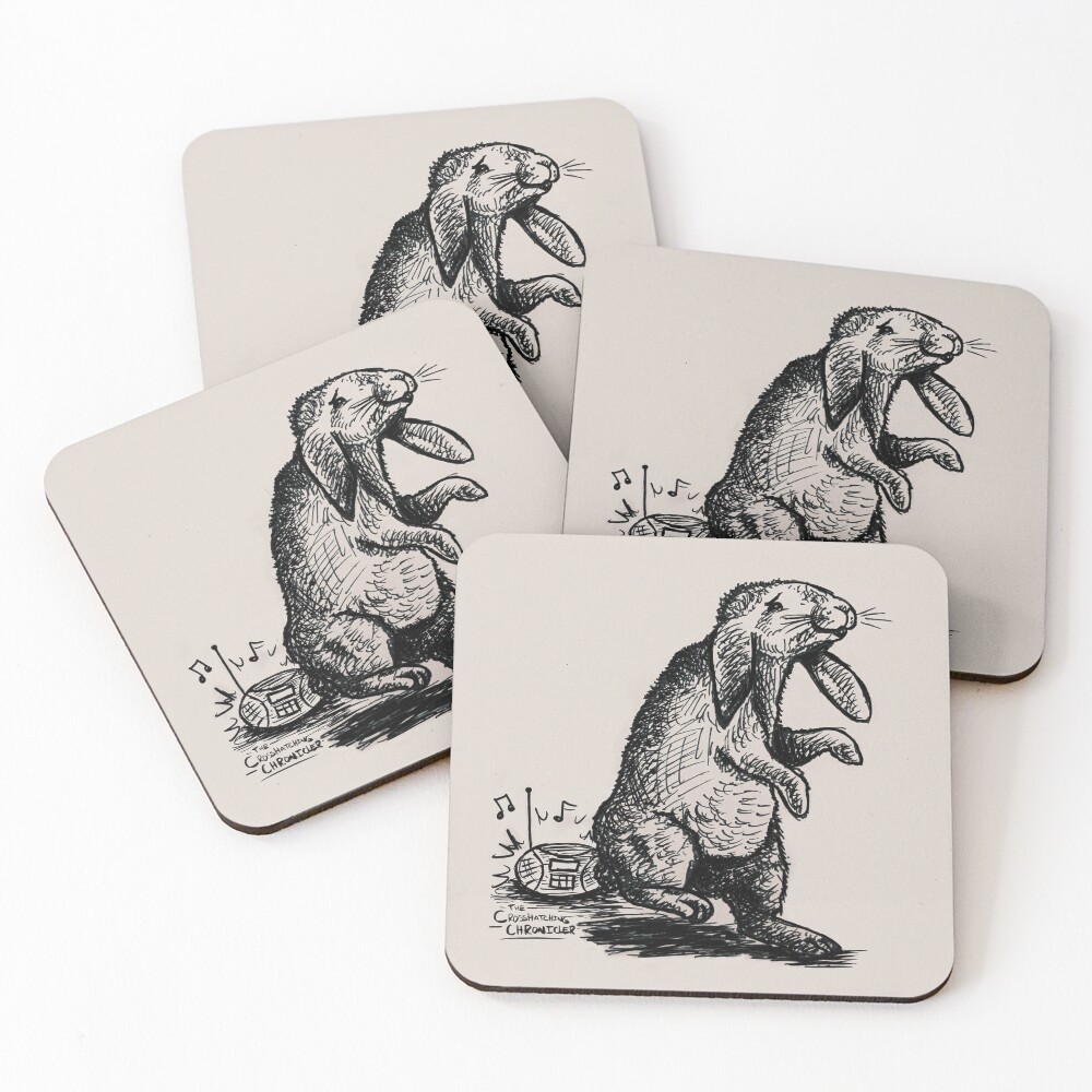 Item preview, Coasters (Set of 4) designed and sold by Crosshatching.