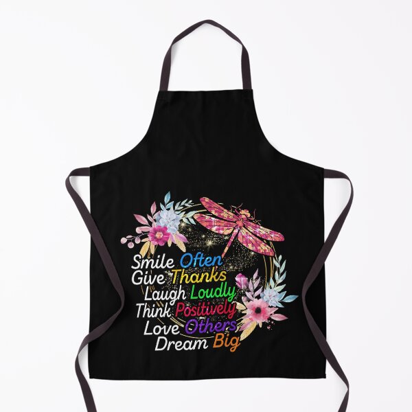 Item preview, Magical Colorful Dragonfly Saying Give Thanks,Laugh Loudly,Think Positively,Love Others,Dream Big designed and sold by Merchking1.