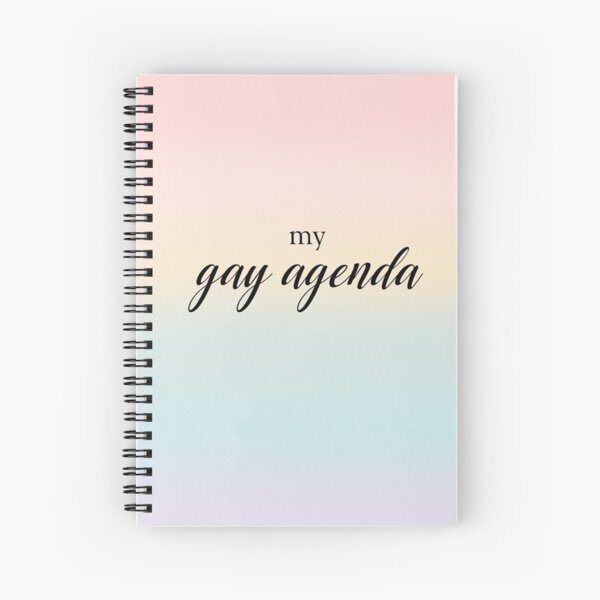 My Gay Agenda Spiral Notebook