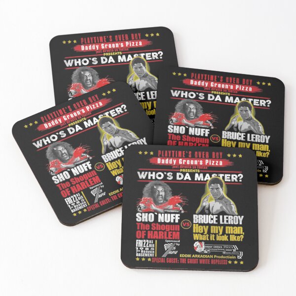 Item preview, Sho nuff and Bruce compete against each other  designed and sold by MorganCharleBob.