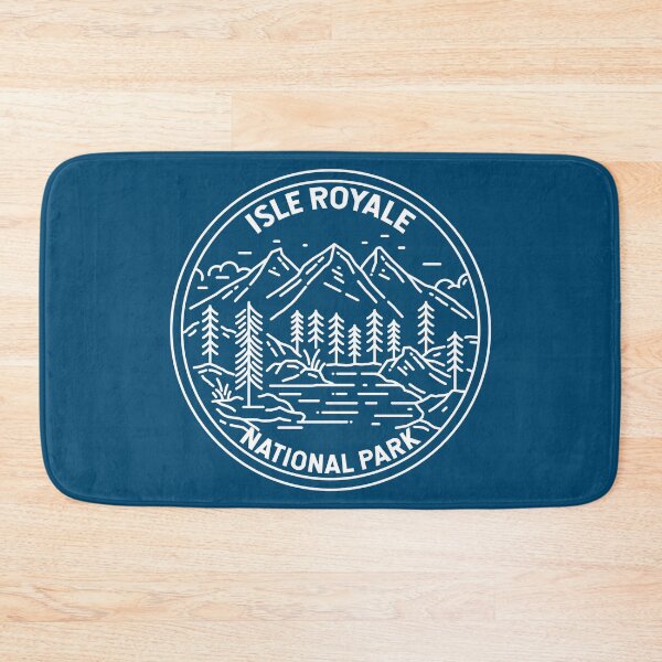 Item preview, Isle Royale National Park Michigan Monoline designed and sold by KrisSidDesigns.