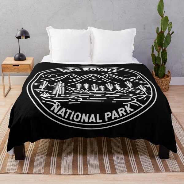 Item preview, Isle Royale National Park Michigan Monoline designed and sold by KrisSidDesigns.