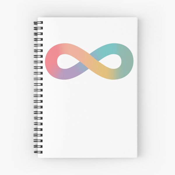 Item preview, Neurodiversity Symbol (Light) designed and sold by Optimist Jenna: Neurodivergent Designs.